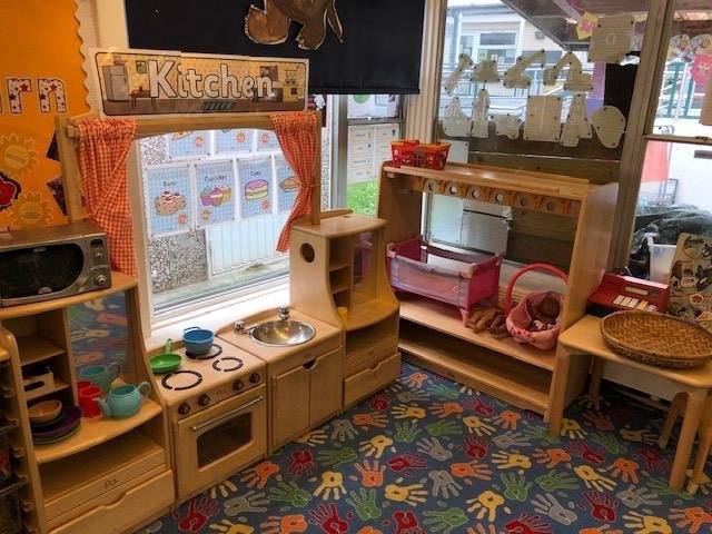 The Kitchen role play area.